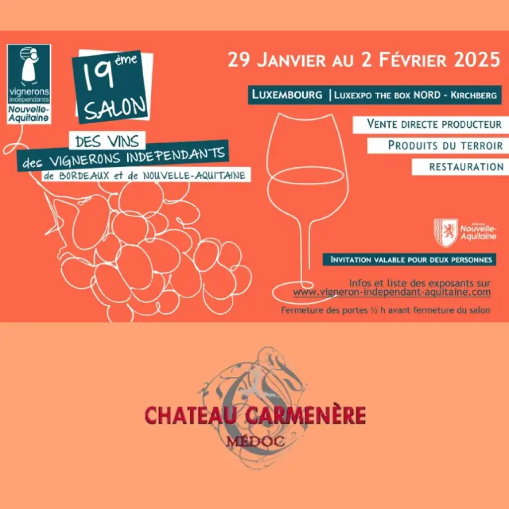 Château Carmenère au Salon des Vignerons Indépendants de Luxembourg